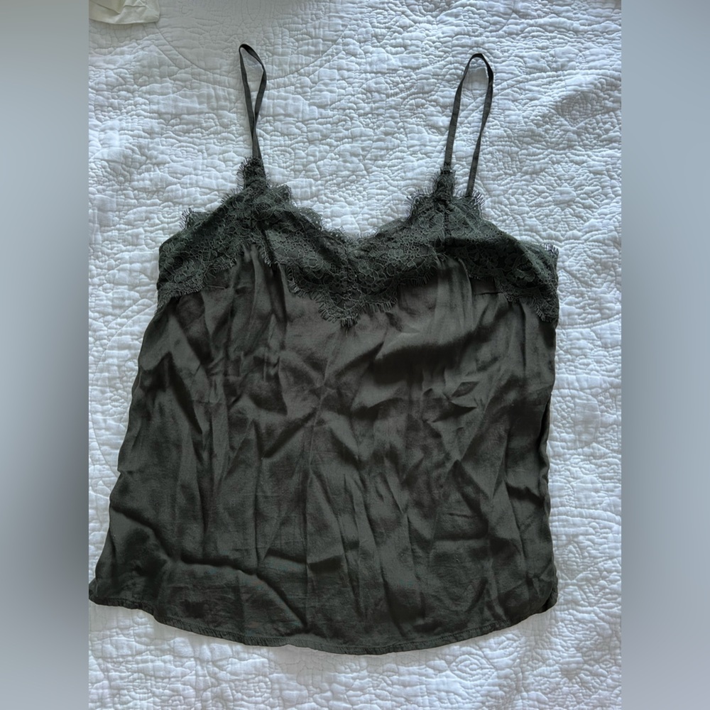 Abercrombie lace trim tank